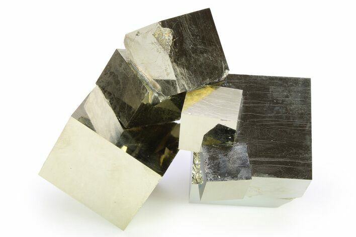 Natural Pyrite Cube Cluster - Spain #254674